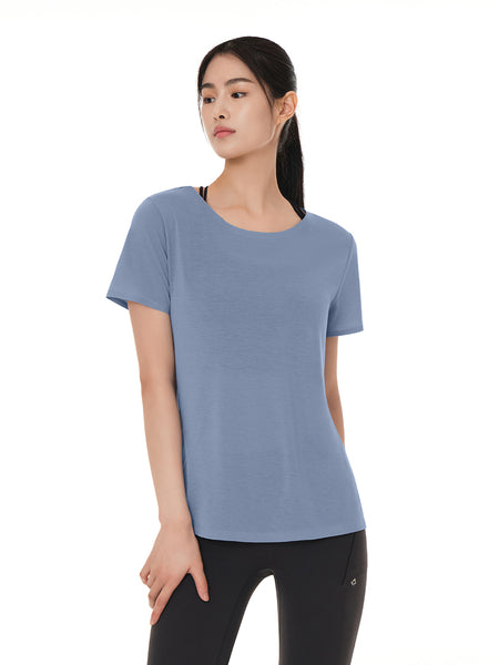 Lyocell Sustainable Seamless Short Sleeve
