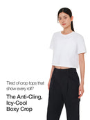 [2 SET] Stay-Cool Pocket Cropped Short Sleeve