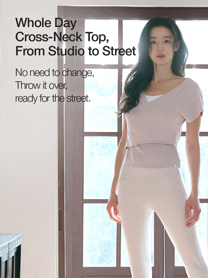 soft modal Wrap Style Short Sleeve