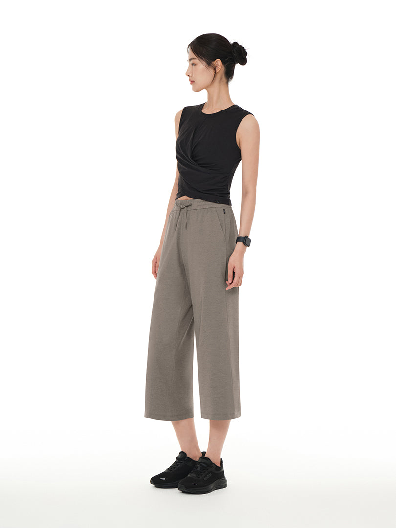 Airy Fit Wide Cropped Pants