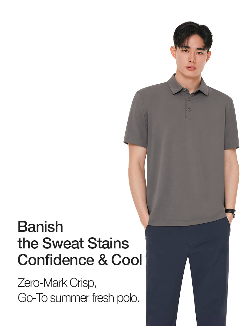 Men's Zero Mark Short Sleeve Polo Shirt
