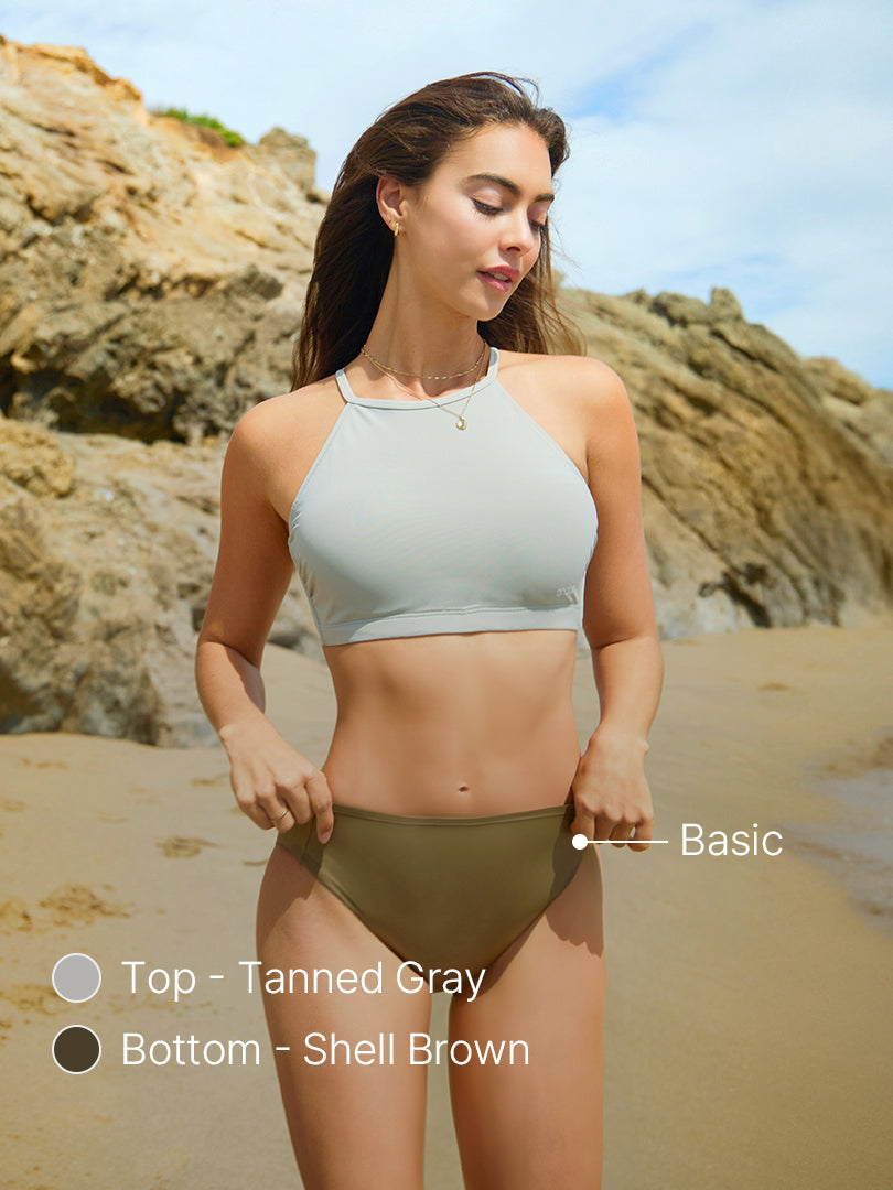 [SET] Halter Bikini Top & Bottom