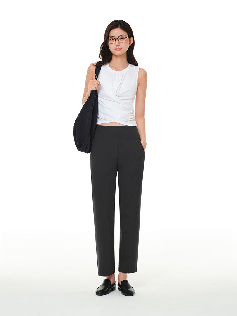 soft modal Cross Wrap Tank Top