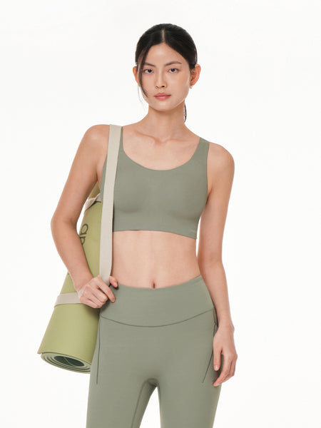 Twist Back Longline Bra (Molded Cup)