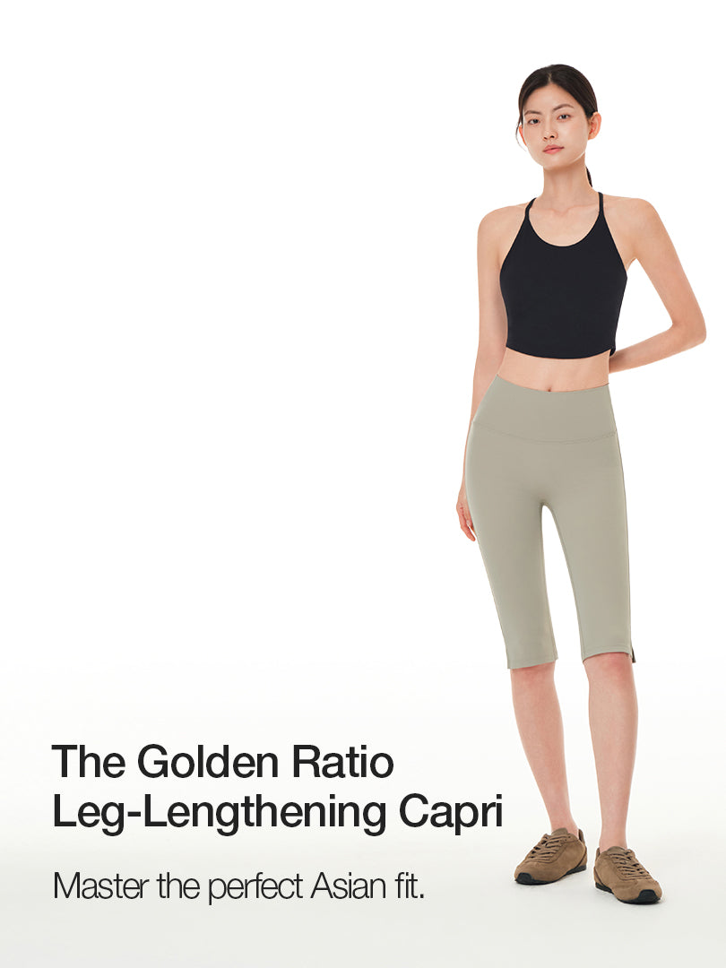 airywin Capri Side Slit Leggings