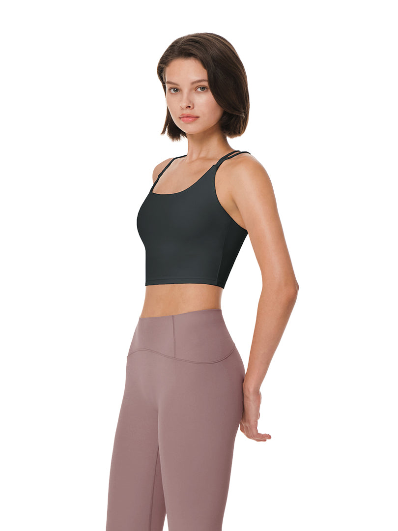 [2 SET] Softension Cross Back Longline Bra