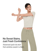 airy fit Short Sleeve Sweatshirt