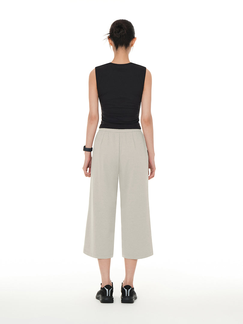 Airy Fit Wide Cropped Pants