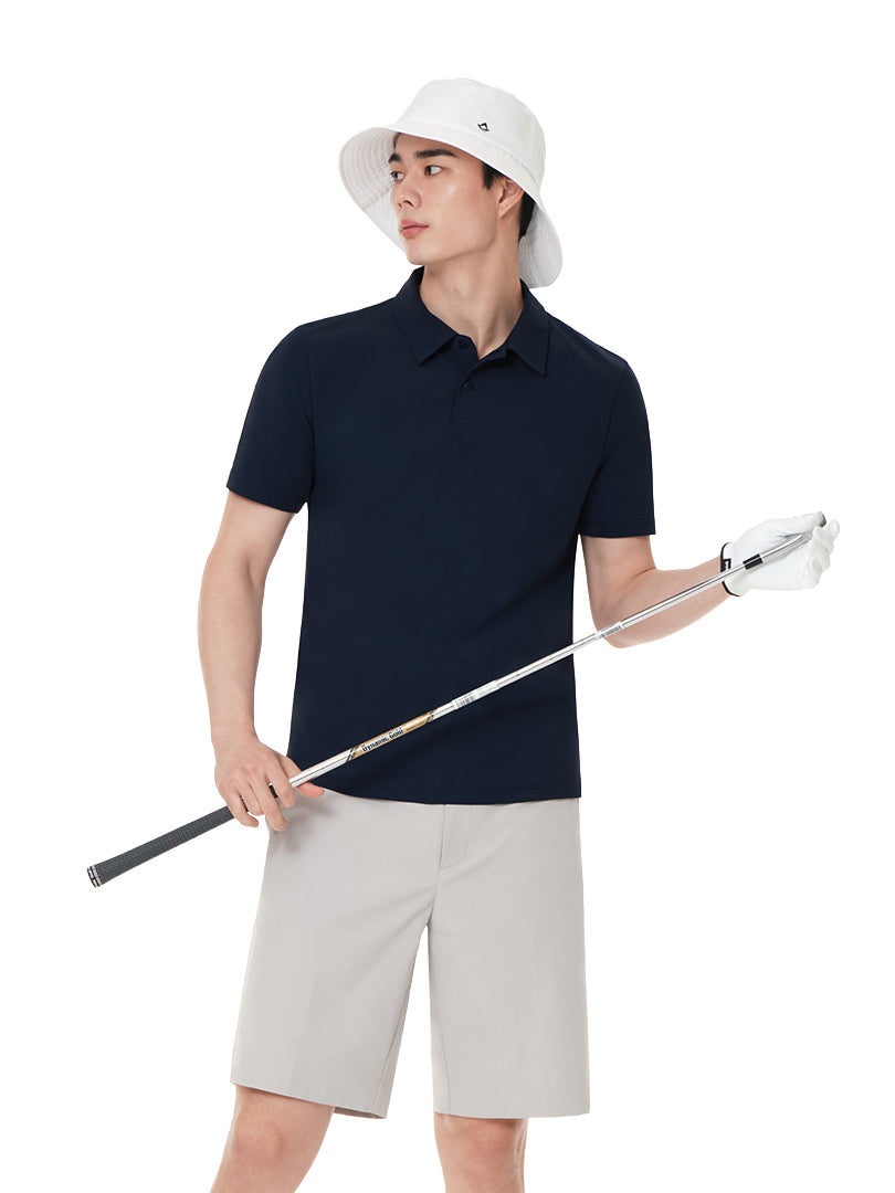 Men's Ice Ventilated Short Sleeve Polo Shirt