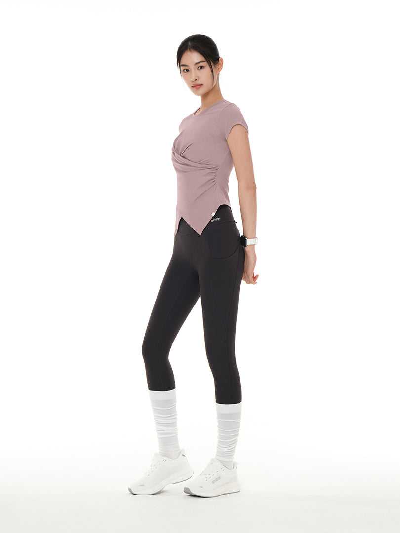 [Outlet] airywin Ankle Length Leggings with Pockets