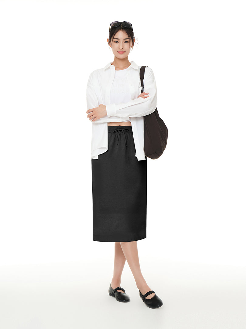 Airy Fit Midi Skirt
