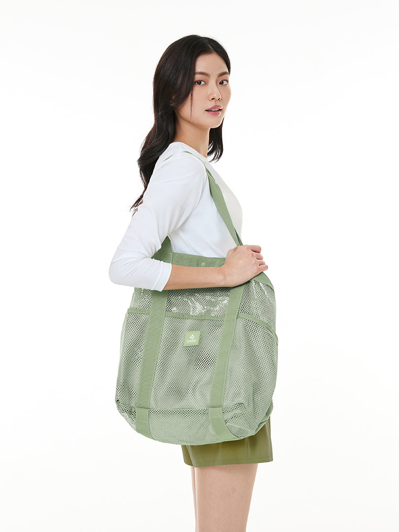 【ANDAR】 Mesh Pocket Beach Bag / 追跡付 Mesh Pocket Beach Bag – andar Singapore