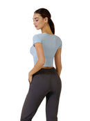 Icefresh Cropped Short Sleeve with Button