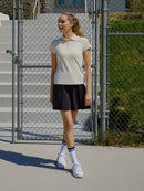 Airy Fit Slim Fit Knitted-Collar Polo Shirt