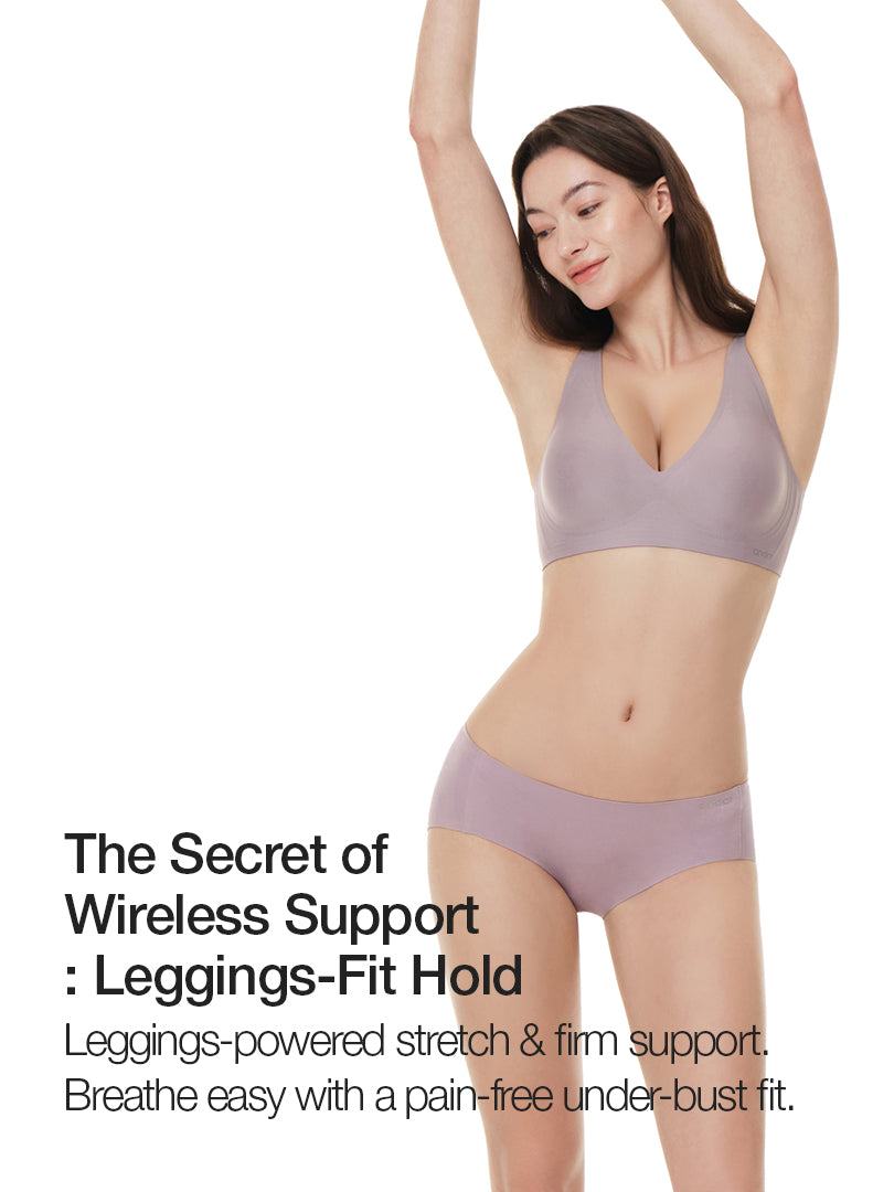 [3 SET] All-Day Fit C–D Cup Bra (Hook & No-hook)