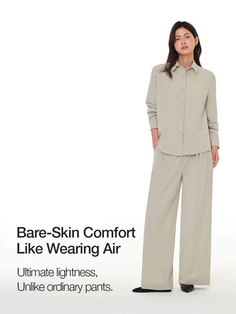 [SET] icefluid Wide Pants & icefluid Relaxed Fit Shirt