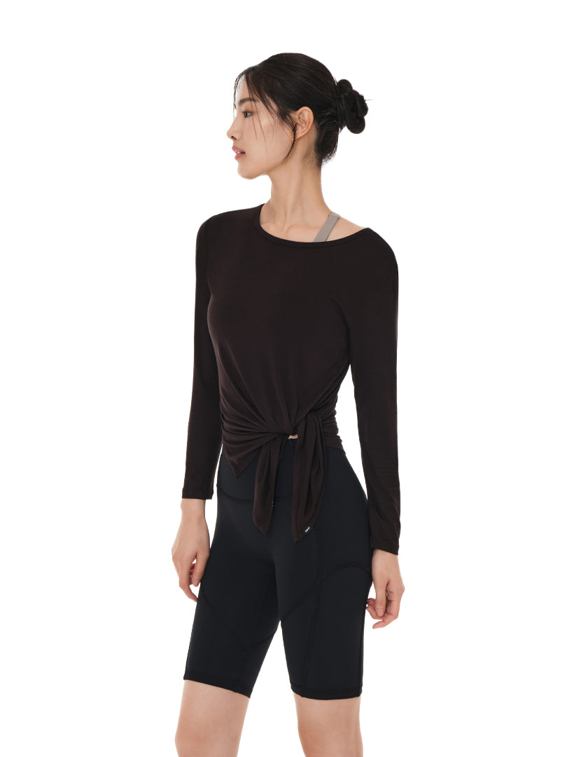 [OUTLET] Side Slit Long Sleeve