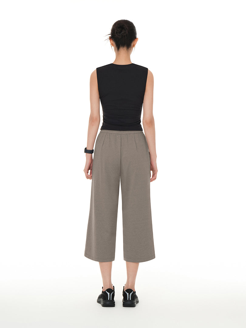 Airy Fit Wide Cropped Pants