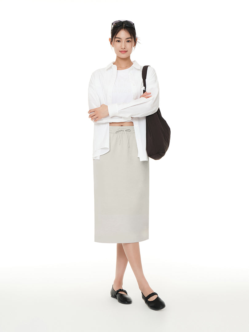 Airy Fit Midi Skirt