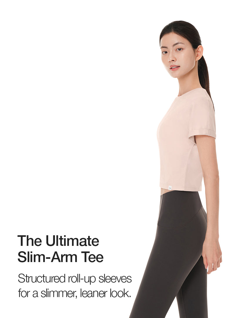 Cotton Roll-Up Short Sleeve Cover-Up