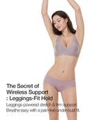 [5 SET] All-Day Fit C–D Cup Bra (Hook & No-hook) & Panty