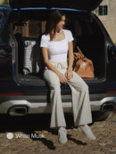 [SET] Airy Fit Wide Pants & Short Sleeve