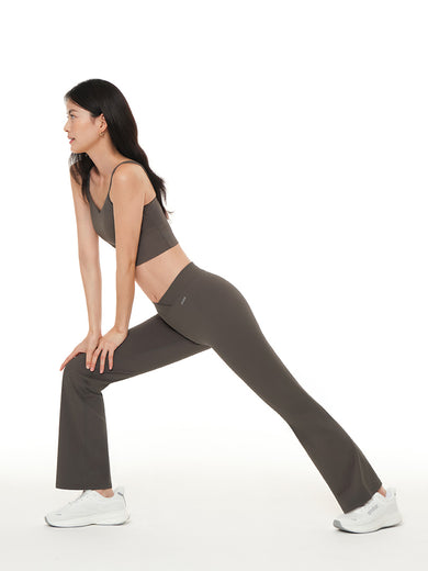 Airywin Pinstripe Flare Leggings (Long)