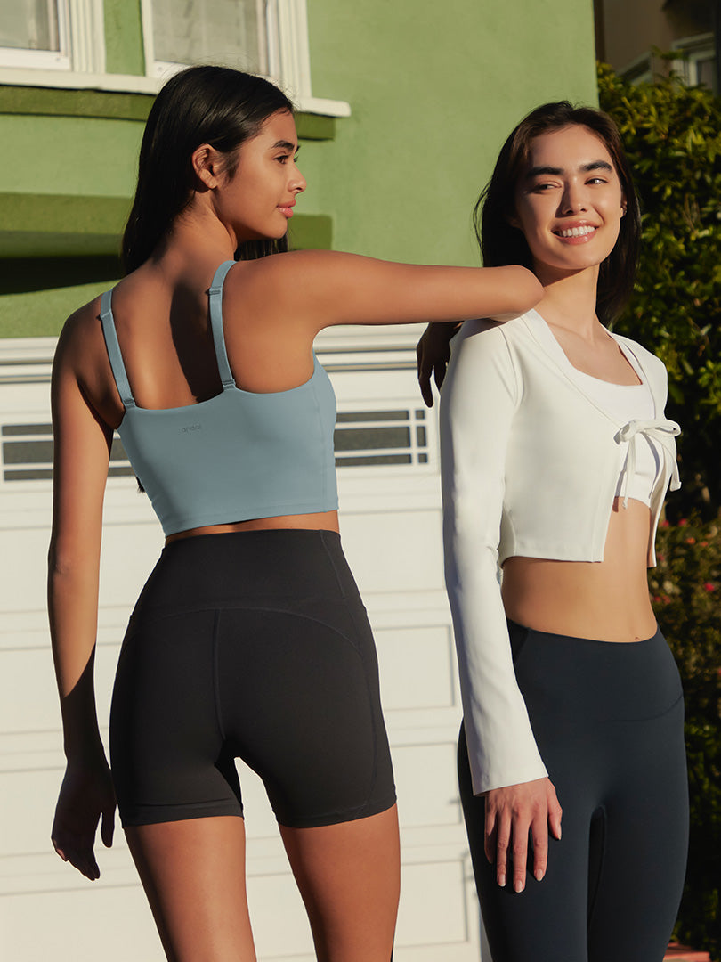 [SET] Airywin Sweetheart Longline Bra & Airywin Signature Leggings