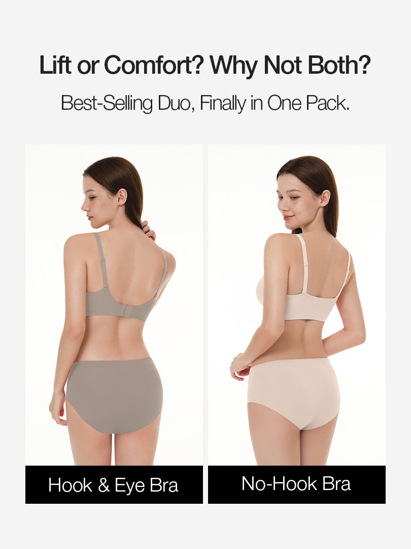 [2&2] All-Day Fit Bra (Hook & No-hook)
