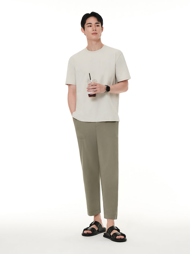 ★andar★ Freshmove crop pants Men's Freshmove Cropped Wide Pants – andar Singapore