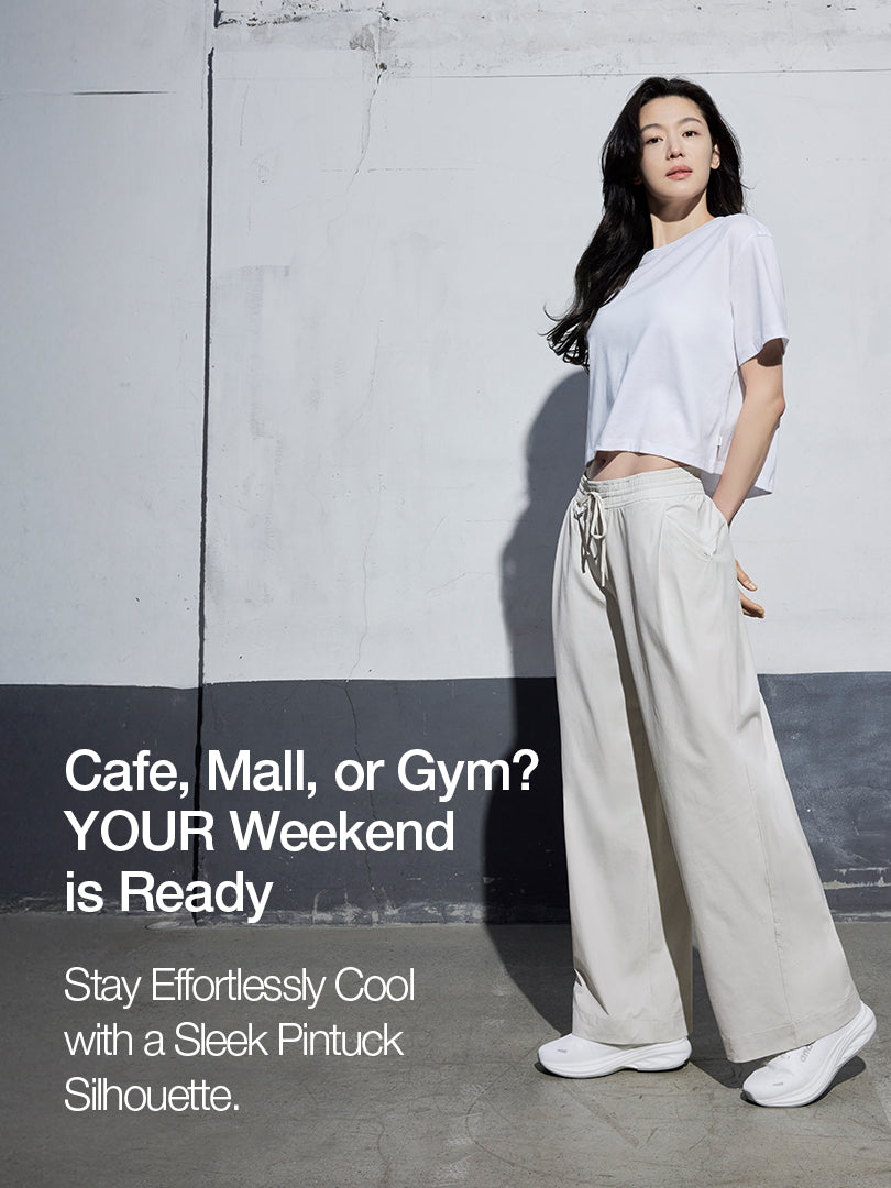 [SET] airst Wide Pants & Ribbed Sleeveless