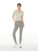 Soft Modal Wrap Style Short Sleeve