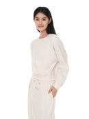 Mildmooth Oversized Fit Cropped Sweatshirt