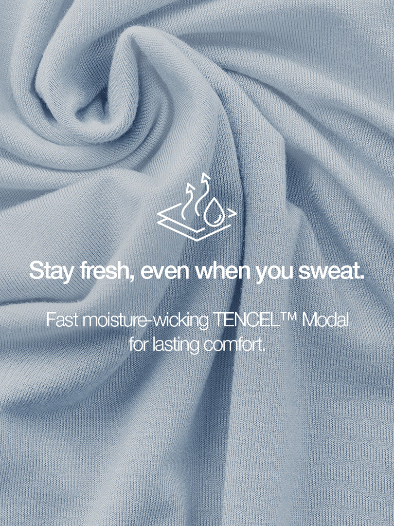soft modal Cross Wrap Short Sleeve