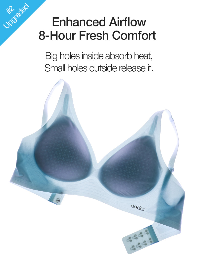 NEW All-Day Fit Cooling Bra (Hook & No - Hook)