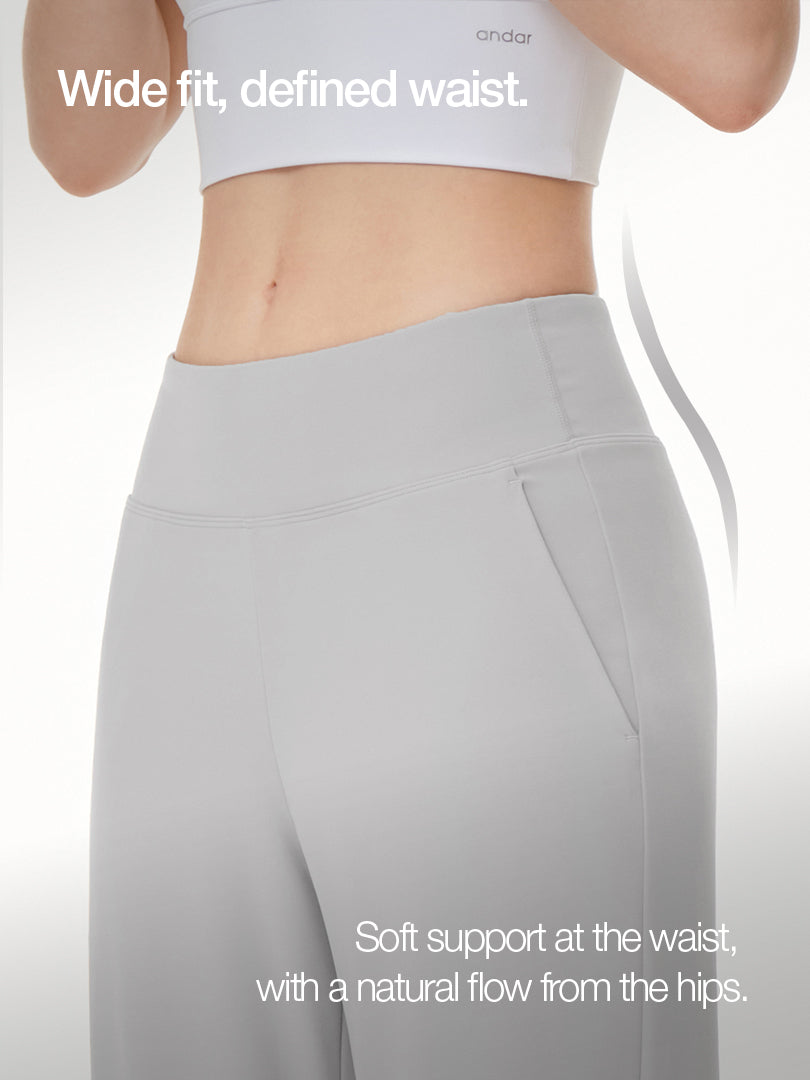 [2 SET] Airywin Wide Pants