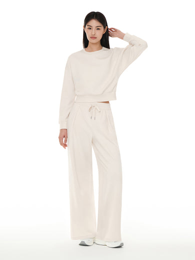 Mildmooth Oversized Fit Cropped Sweatshirt