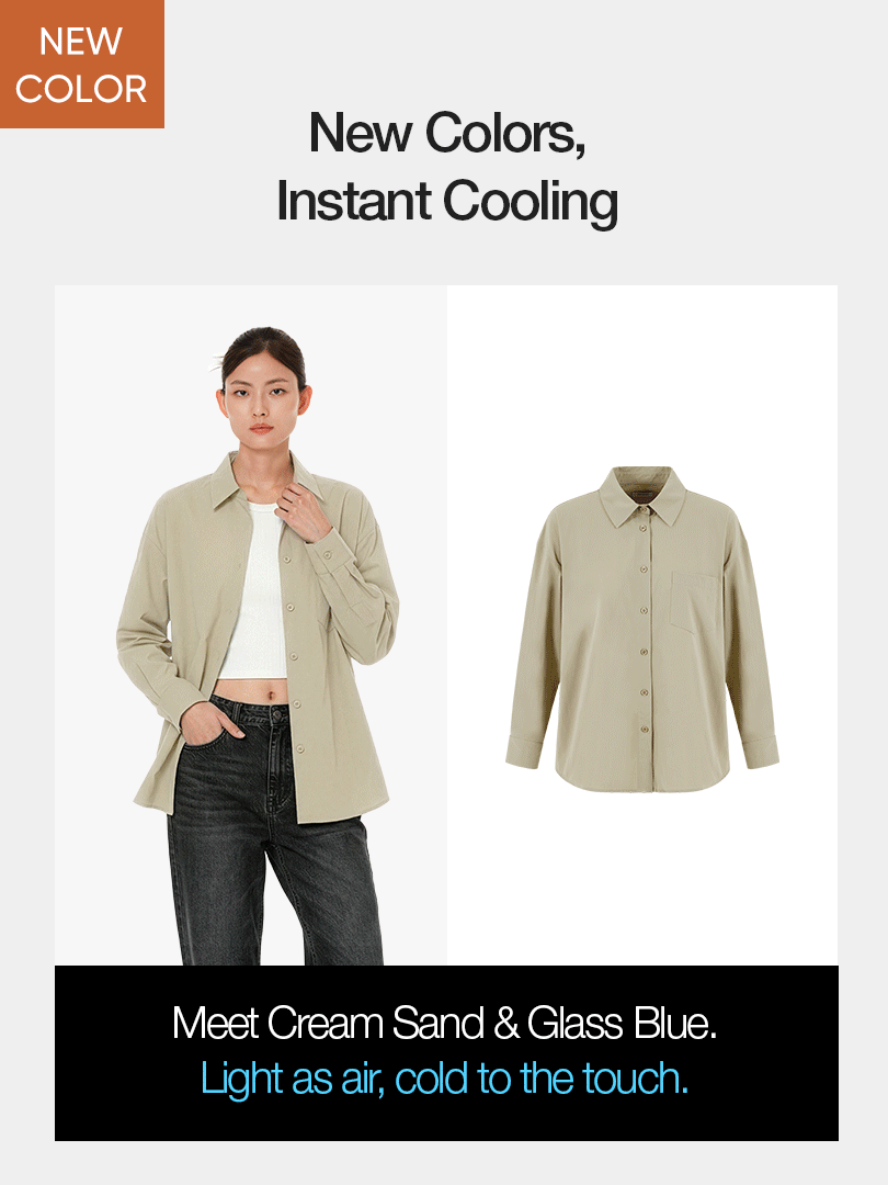 comfort fresh Oversized Long Sleeve Shirt