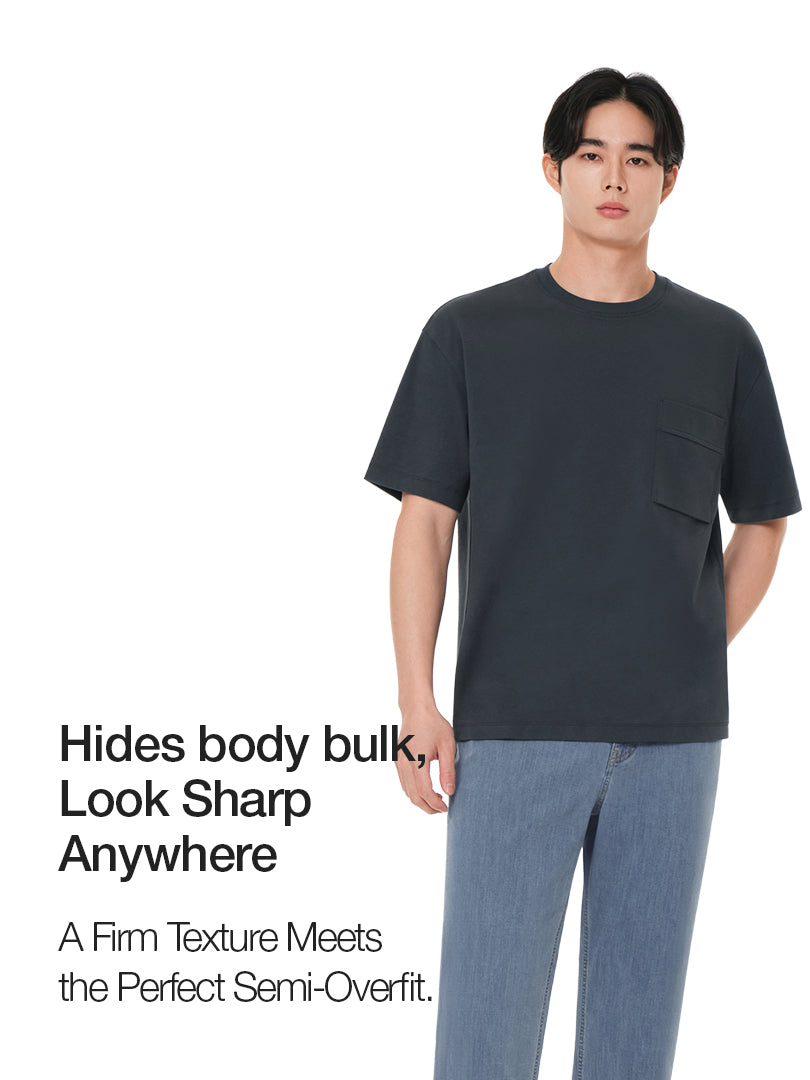 [2 SET] Men's Stay-Cool Pocket Short Sleeve