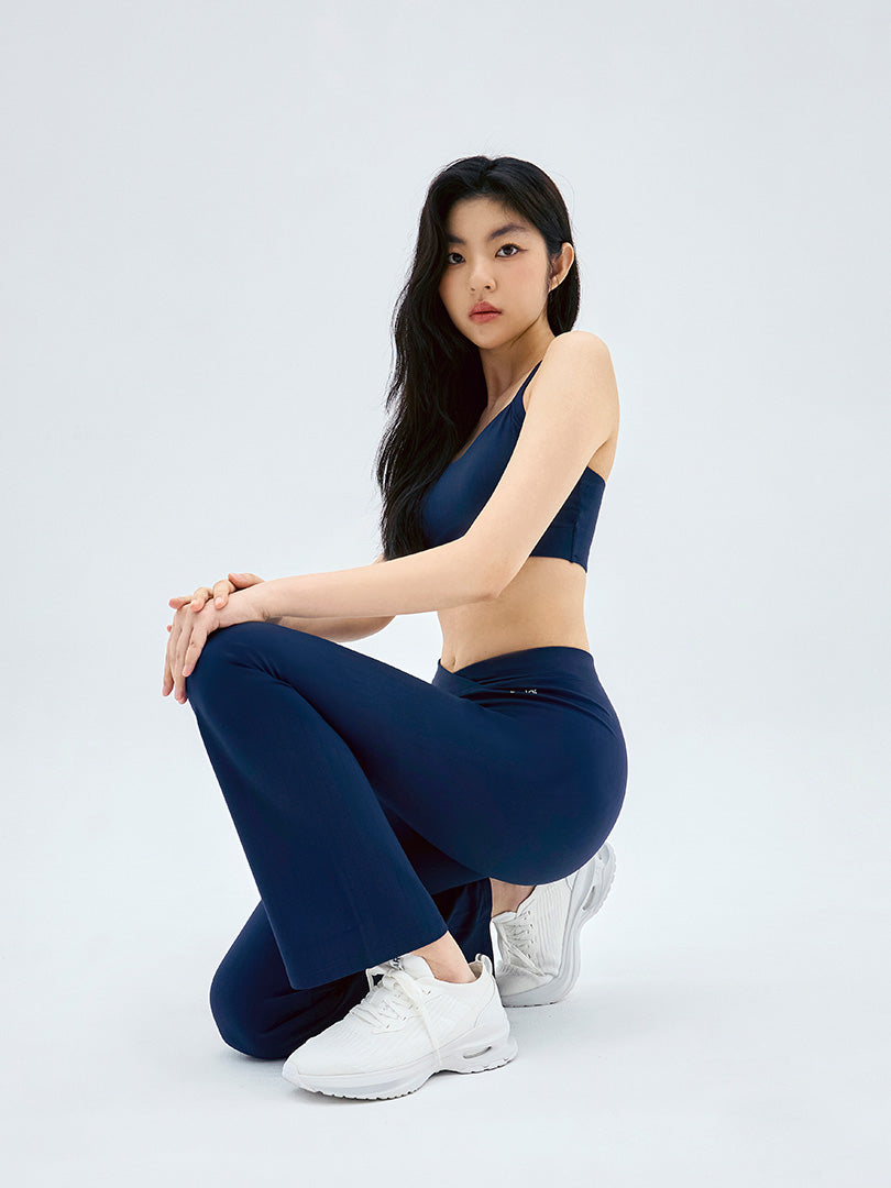 Airywin Pinstripe Flare Leggings (Long)