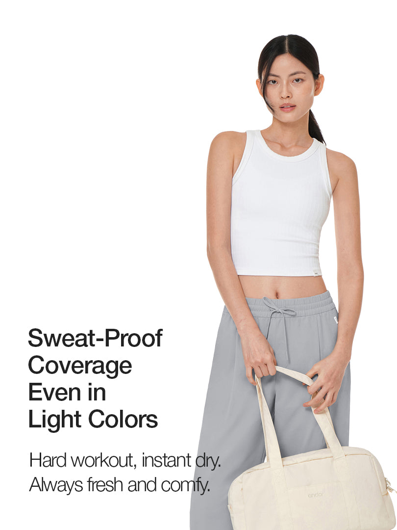 ribbed Cropped Tank Top