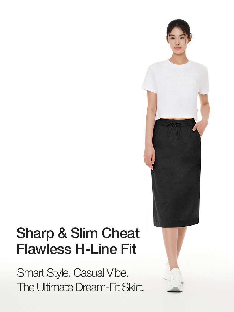 airy fit Midi Skirt