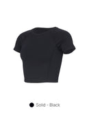[2 FOR S$75] Airtouch Pace Cropped Short Sleeve