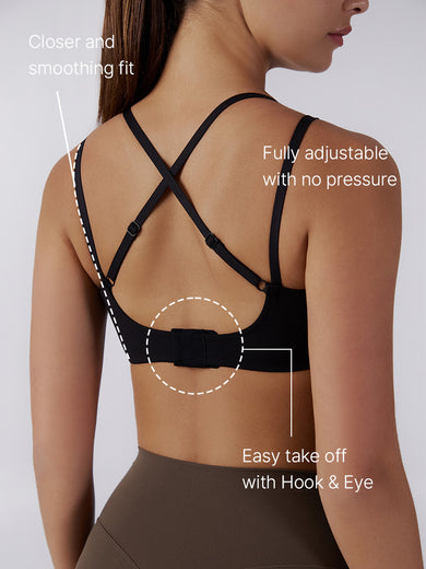 Cross Back Adjustable Bra