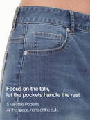Ice airdenim Shorts (Knee Length)