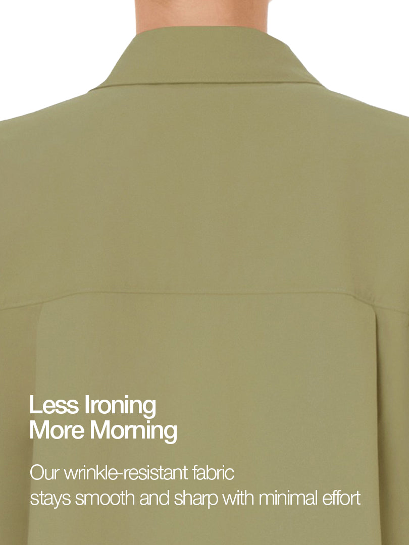 comfort fresh Oversized Long Sleeve Shirt