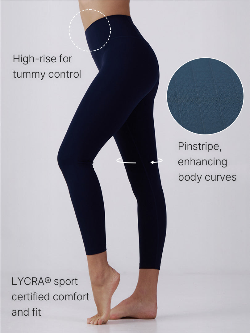  Seamless Leggings For Women Tummy Control Port Navy XS One  Size
