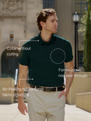 Men's Pique Short Sleeve Polo Shirt
