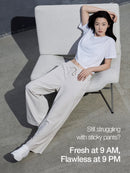 [SET] airst Wide Pants & Ribbed Sleeveless