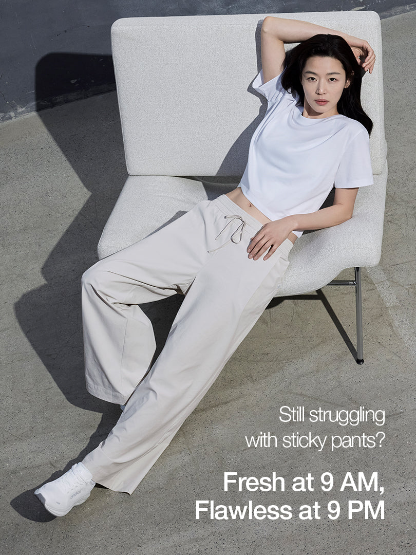 [SET] airst Wide Pants & Ribbed Sleeveless